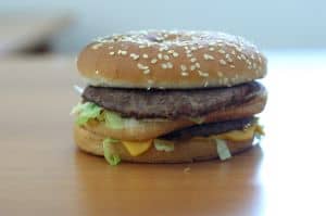 Big Mac. This one is rather sloppy and shorter than usual.
