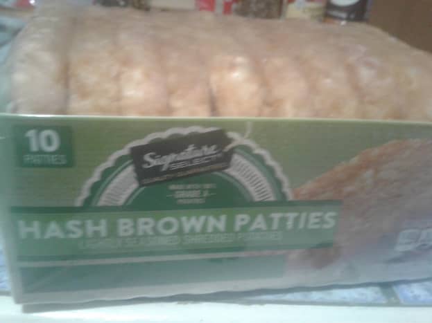 Signature Select Potatoes Hash Browns Patties Lightly Seasoned