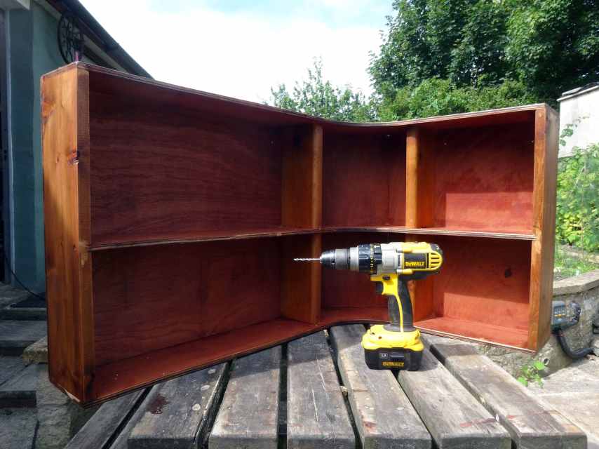 How to Make a Corner Wall Shelf Unit