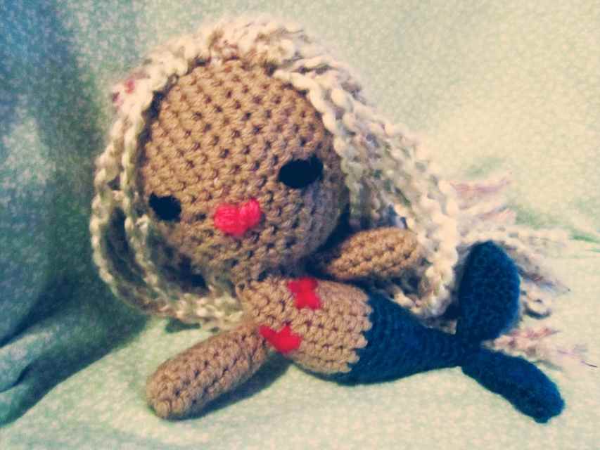 Free Pattern Crochet an Amigurumi Mermaid Doll