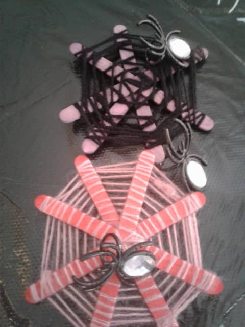 Easy 5 Step Stick Spider Web Craft For Halloween Feltmagnet