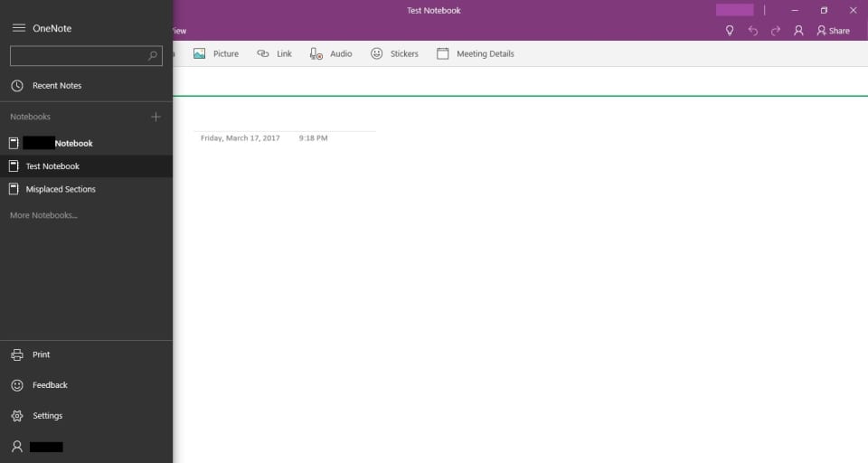 onenote lost notebook