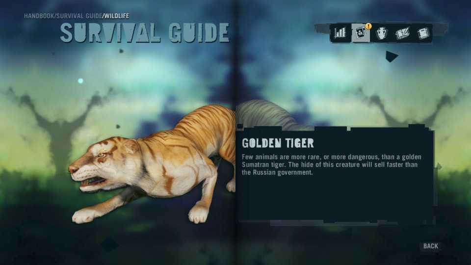 Golden Tiger Leather Far Cry 3 Location