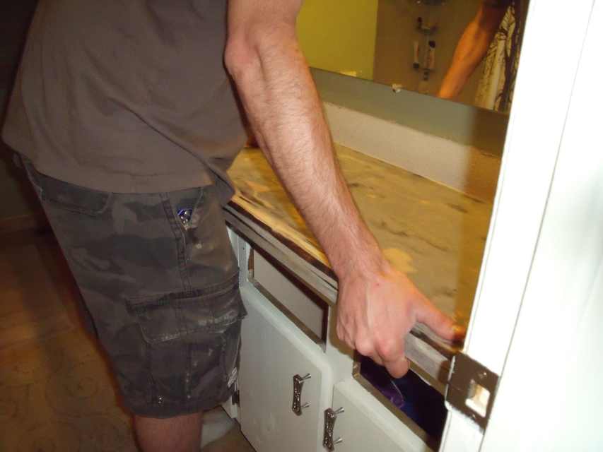 How to Replace a Bathroom Countertop With Granite Tile Dengarden