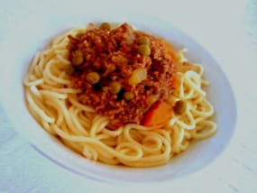  Spaghetti à la bolognaise