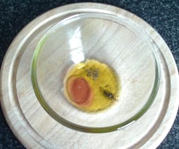 Mélange de la vinaigrette