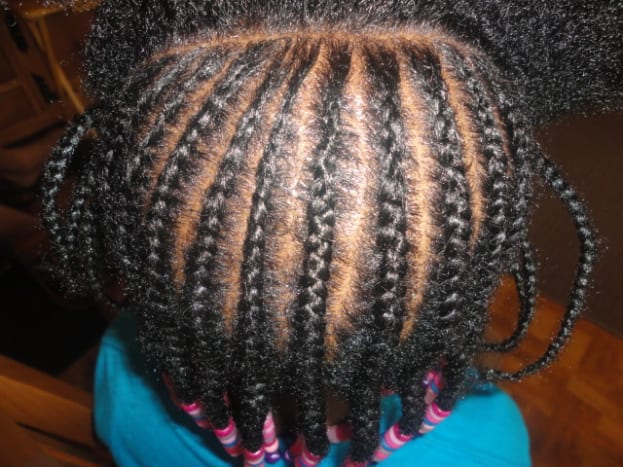 How To Braid Cornrows With Beads On Little Girls With African American Ethnic Hair Bellatory Fashion And Beauty
