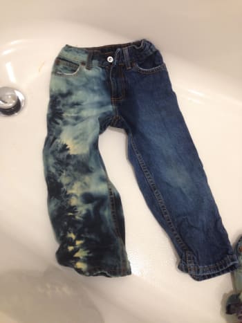 bleached jeans
