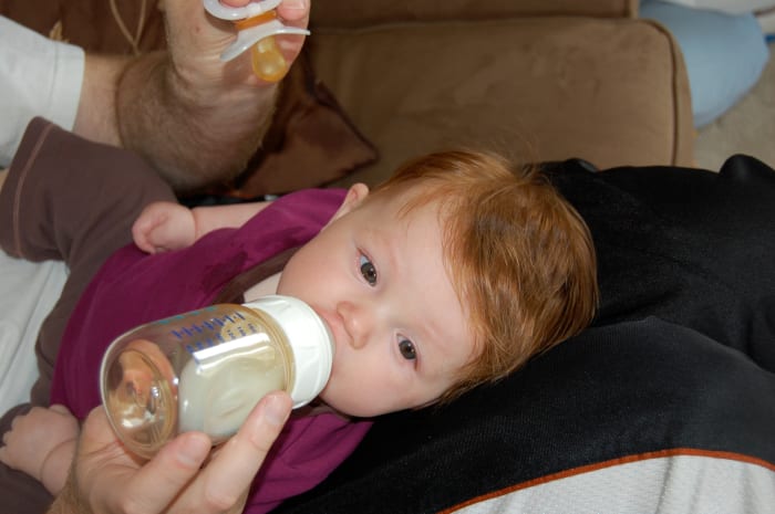 breastfed baby not taking bottle