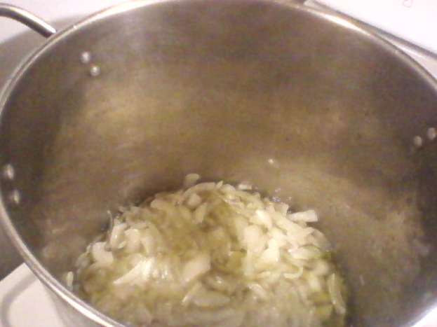 When you first start to cook the Vidalia onions, they will be white.