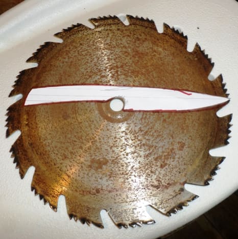 Making Knives From Old Table Saw Blades Feltmagnet Crafts