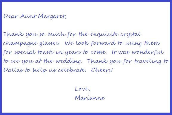 Thank You Notes Samples And Tips Holidappy Celebrations