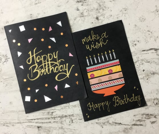 Super Easy 10 Minute Diy Birthday Greeting Cards Holidappy Celebrations