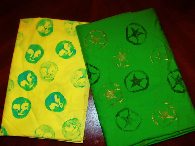 I made these to show concave (left) and convex (right) designs.