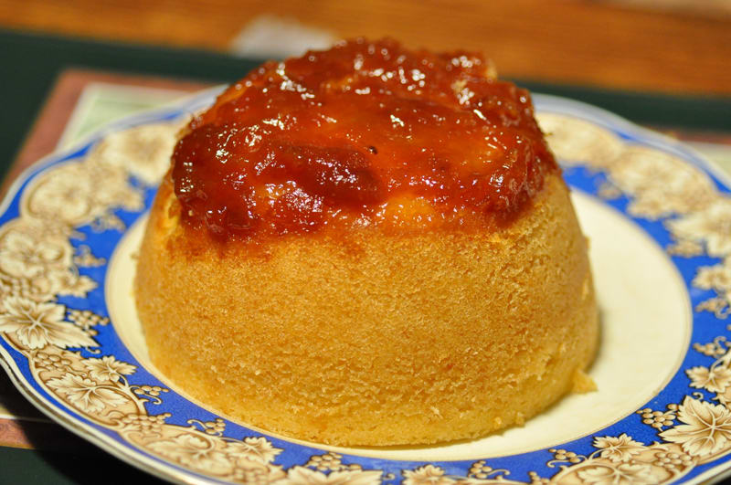 Steamed Jam Sponge Pudding Recipe - Delishably - Food and Drink