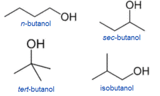 Heat Energy Produced by Butanol and Its Isomers - Owlcation