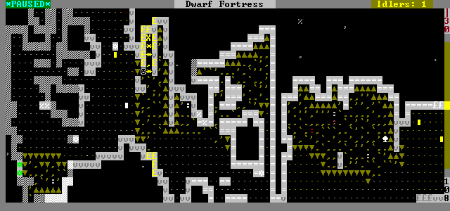 dwarf fortress ascii grphics screen restrict