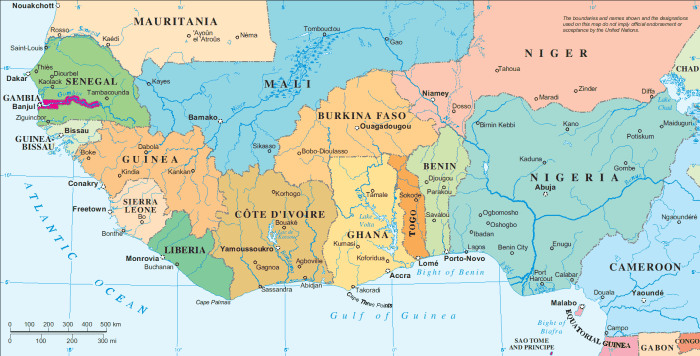 West African map