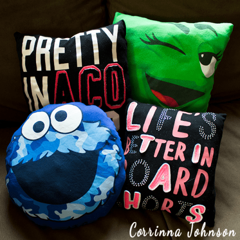 This is what my completed pillows look like. 