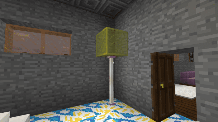 This light was made with two End Rods and a block of stained glass!