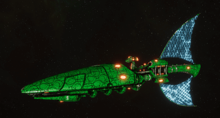 Craftworld Asuryani Light Cruiser - Ghost Wraithship [Biel-Tan - Eldar Sub-Faction]