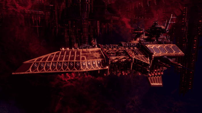 Chaos Grand Cruiser - Retaliator (Red Corsairs Sub-Faction)