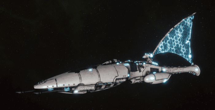 Asuryani Cruiser - Moonray Dragonship [Os'Tara - Eldar Sub-Faction]