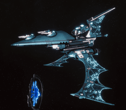 Aeldari Corsair Destroyer - Nightshade [Sky Raiders - Eldar Sub-Faction]