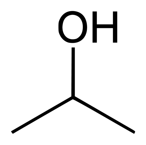 Isopropyl Alcohol Chemical Structure