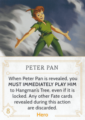 Peter Pan fate card