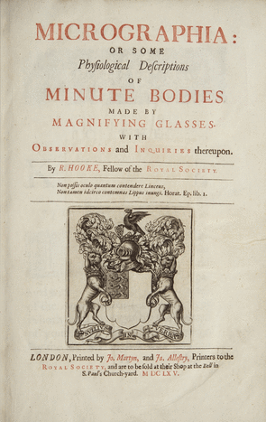 Robert Hooke's &quot;Micrographia&quot; 