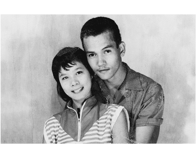 Early photo of Patricia and Vincent Chin