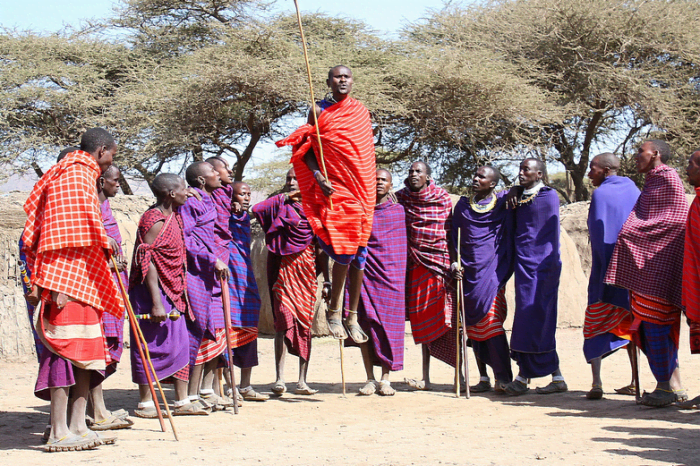 The Shuka Cloth, originating from the Maasai Tribe in Kenya East