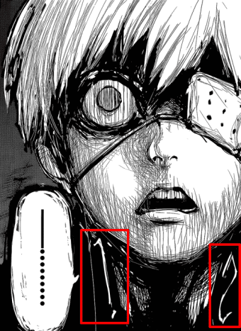 Kaneki and the reference to The Hanged Man (XII).