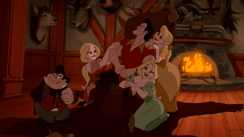 Yes, Gaston could have had a Harem Ending. A rare ending indeed he just chose not to - Respect Though