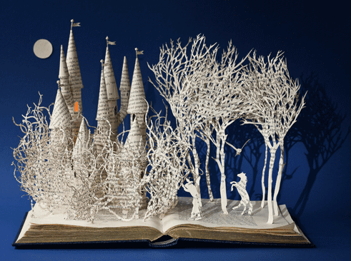 Fairytale papercutting in 3D by Su Blackwell