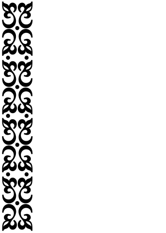 Free 5&quot; x 7&quot; black and white scroll work border invites