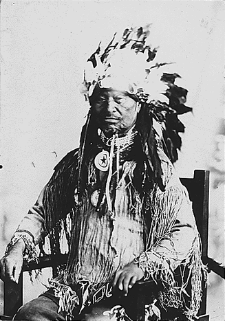 Chief Kack-Kack of the Prairie Band of Potawatomi, ca. 1925.