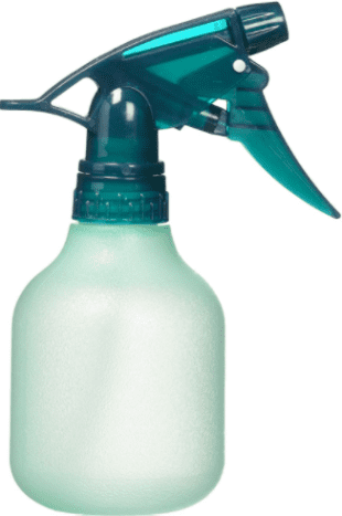Example of a spray bottle to use with water.