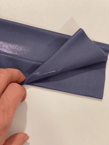 Fold &quot;right&quot; sides together, with the seam on the outside.