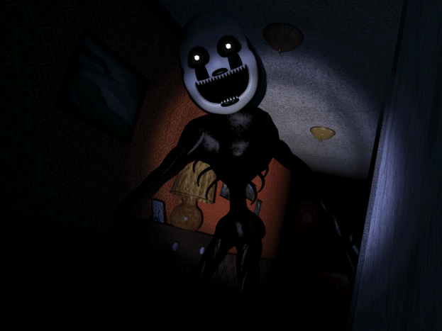 Top 10 Scariest Animatronics In Five Nights At Freddy S Levelskip Video Games - spring bonnie creepy smile roblox