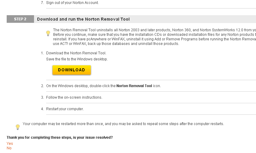 norton remove and reinstall tool keeps running norton remove and reinstall tool keeps running