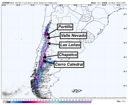 June 15 and 16, 2025 snowfall.