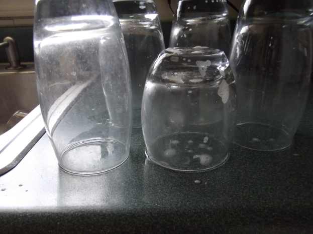 My glasses were cloudy from just a few month of being washed in hard water.