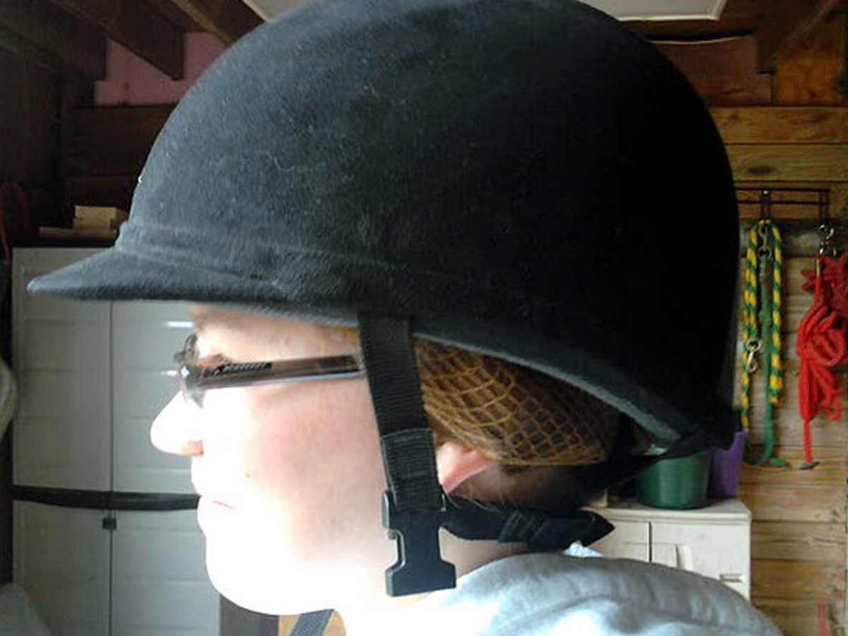 How to Put Hair up Under Riding Helmet 