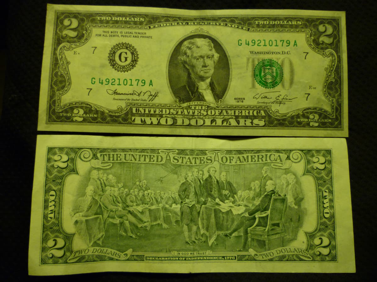 MIXED ✯Lightly Circulated 1976-2013 RARE Two Dollar Bill $2 Note Lot Fancy BEP✯ 