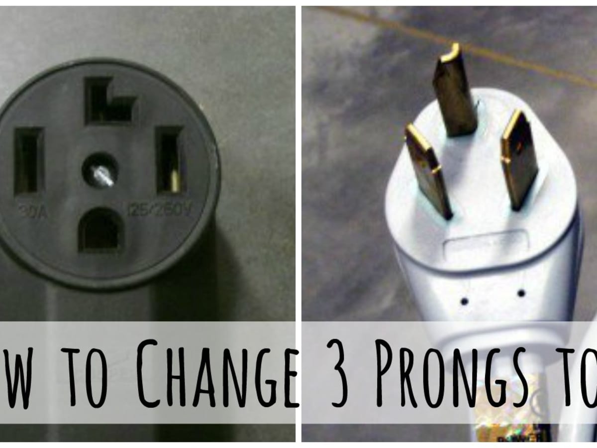 Changing A 3 Prong Dryer Plug And Cord To A To 4 Prong Cord Dengarden