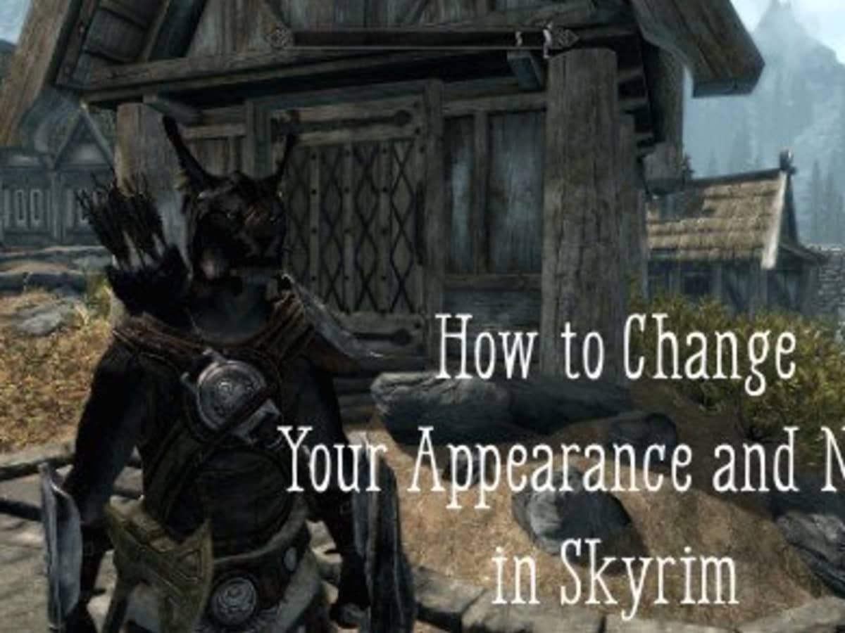 how to change face in skyrim