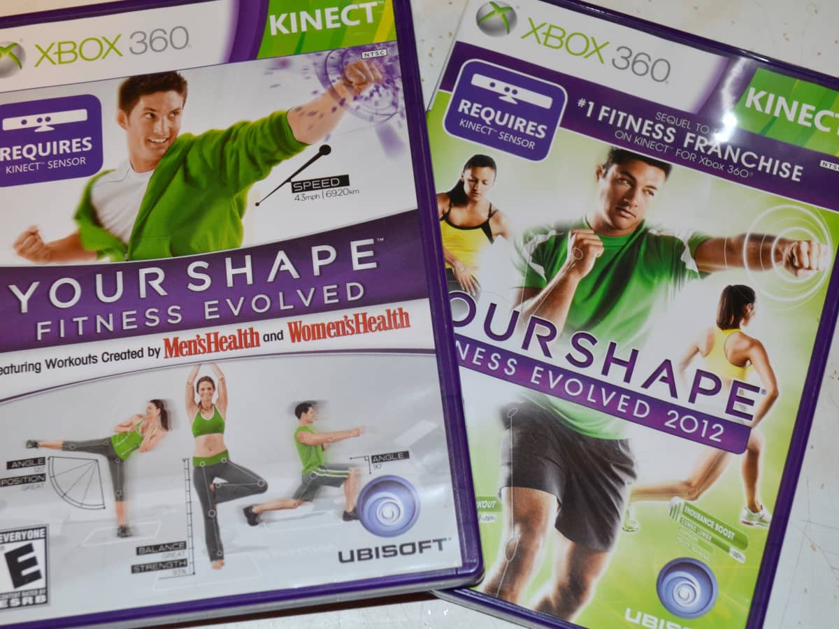Xbox 360 Kinect Game Bundle - Kinect Adventures! / Your Shape Fitness  Evolved