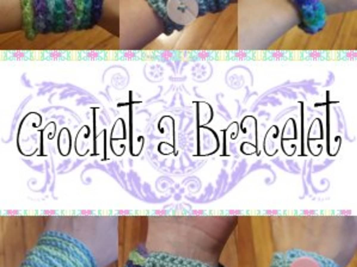Crochet Lariat/Wrap bracelet – Bead Free Forever